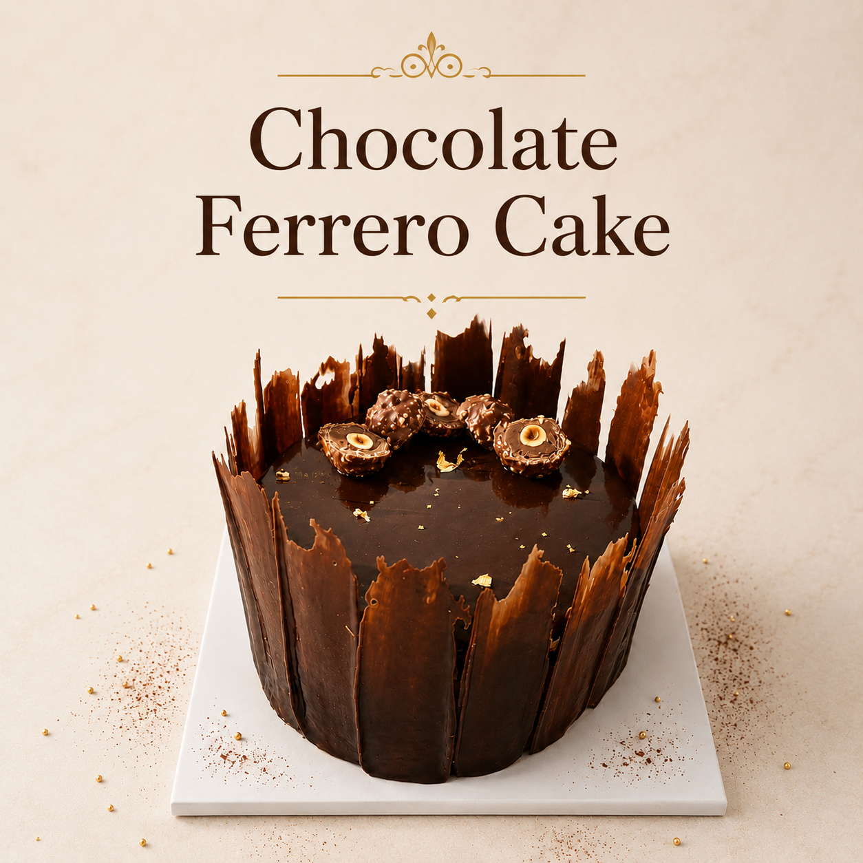 Chocolate Ferrero Cake